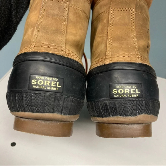 SOREL Sz 9.5 Classic  Cheyanne Waterproof Duck Boots Sz 8 Men - Picture 3 of 14